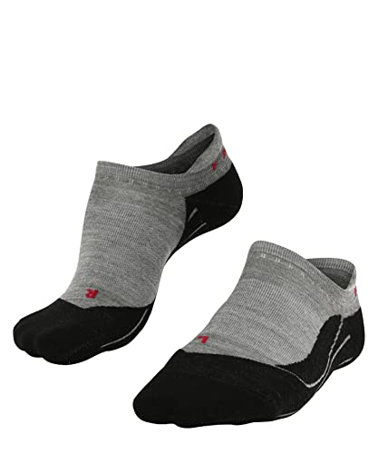 FALKE Herren Wandersocken TK5 Wander Invisible M IN Wolle antiblasen dünn 1 Paar, Grau (Light Grey 3403), 46-48 von FALKE