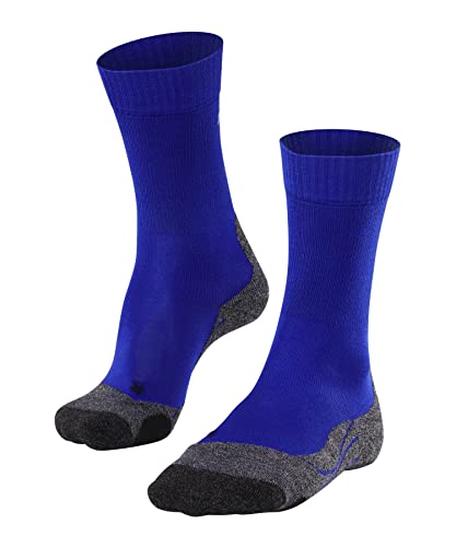 FALKE Herren Tk2 Explore Cool M Lyocell Funktionsmaterial Antiblasen Dick Wandersocken, Blau Yve 6714, 46-48 EU von FALKE