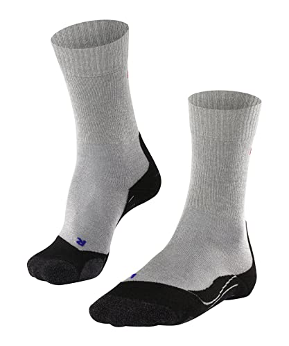 FALKE Herren Wandersocken TK2 Explore Cool M SO Funktionsgarn antiblasen dick 1 Paar, Grau (Light Grey 3403), 39-41 von FALKE