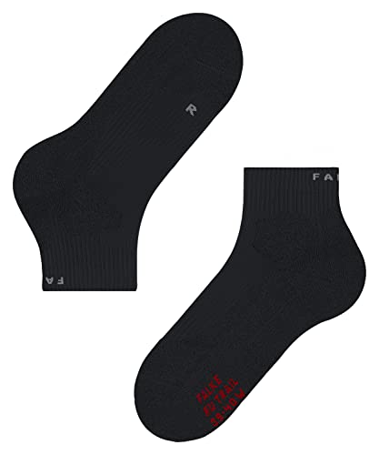 FALKE Herren Laufsocken RU Trail M SN Funktionsgarn Antiblasen 1 Paar, Schwarz (Black-Mix 3010), 44-45 von FALKE