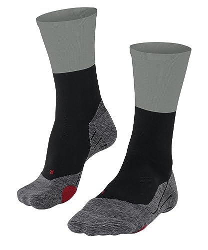 FALKE Unisex Fahrradsocken BC Gravel U So Baumwolle Funktionsmaterial antiblasen 1 Paar, Schwarz Black 3003, 37-38 von FALKE