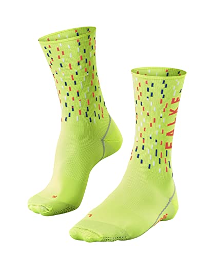 FALKE Unisex Fahrradsocken BC Impulse Peloton U So Funktionsmaterial antiblasen 1 Paar, Gelb Lightning 1690, 39-41 von FALKE