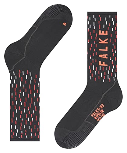 FALKE Unisex Fahrradsocken BC Impulse Peloton U SO Funktionsmaterial Antiblasen 1 Paar, Schwarz (Black 3008), 39-41 von FALKE