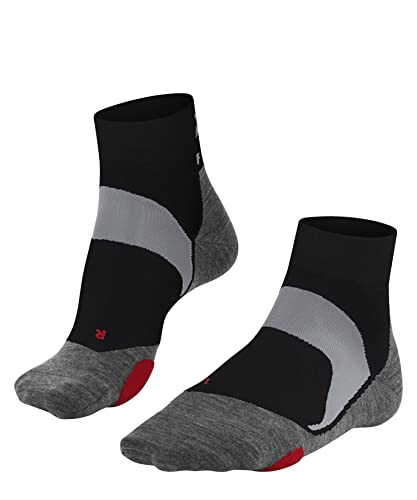 FALKE Unisex Fahrradsocken BC5 U SSO Baumwolle Antiblasen 1 Paar, Schwarz (Black-Mix 3010), 44-45 von FALKE