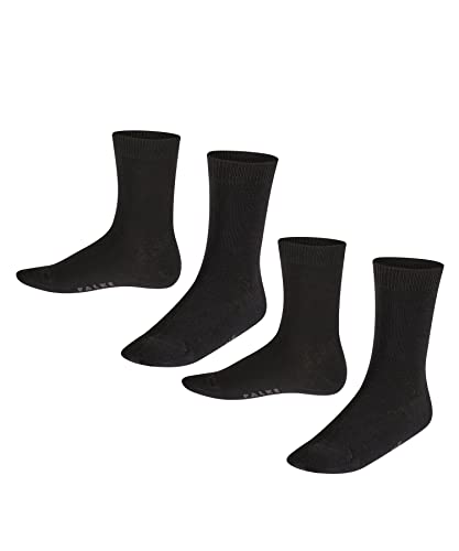 FALKE Unisex Kinder Socken Happy 2-Pack K SO Baumwolle einfarbig 2 Paar, Mehrfarbig (Sortiment 0010), 23-26 von FALKE