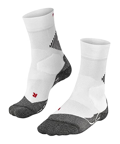 FALKE Unisex Socken 4 GRIP U SO Funktionsgarn Für maximalen Speed 1 Paar, Weiß (White-Mix 2029), 42-43 von FALKE