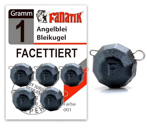 FANATIK Cheburashka facettiert Faced kantiges Jig Jigkopf Bleikopf Bleikugel 3g - 75g von FANATIK