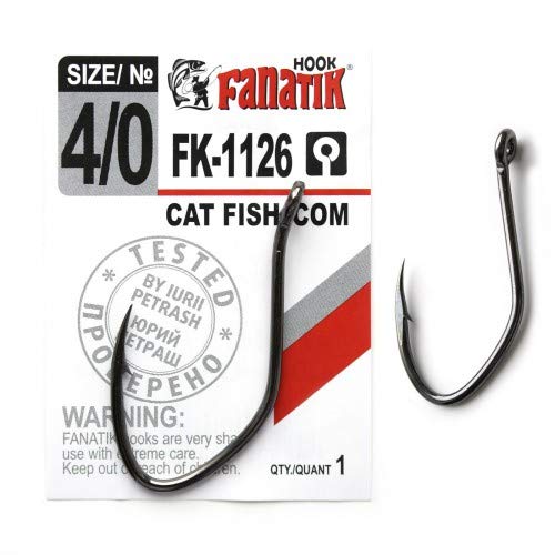 FANATIK Haken FK-1126 WELS Catfish VHI-Carbon Friedfische Karausche von FANATIK