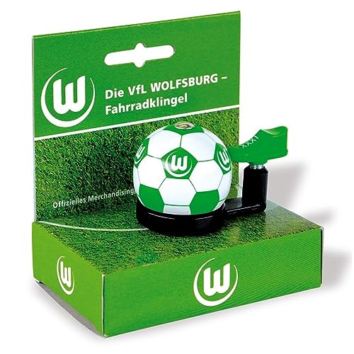 FANBIKE 2071300900 Glocke VFL Wolfsburg, weiß, 2 x 2 x 6 cm von FANBIKE
