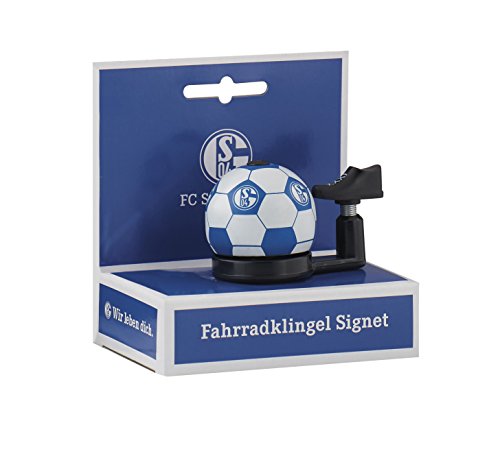 FanBike Fahrradklingel Schalke 04 Glocke Fc, weiß, 2 x 2 x 6 cm von FanBike