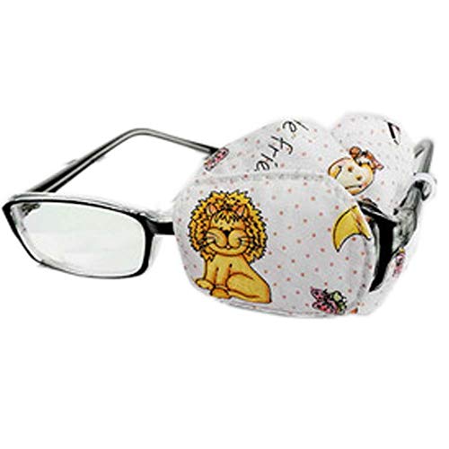 FANCYPUMPKIN Kreative Cartoon Augenklappe Einzelbrille Abdeckung Lazy Eye Amblyopie-Behandlung für Kinder (linkes Auge), F von FANCYPUMPKIN