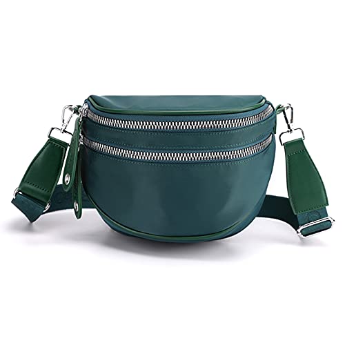 FANDARE Umhängetasche Damen Breiter Gurt Herren Schultertasche Bauchtasche Brusttasche Sporttasche Schultertasche Handytasche zum Umhängen Reise Freizeit Outdoor Sports Sling Crossbody Bag von FANDARE