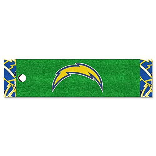 FANMATS 23299 Los Angeles Chargers Putting Green Mat – 0,5 m x 1,8 m von FANMATS