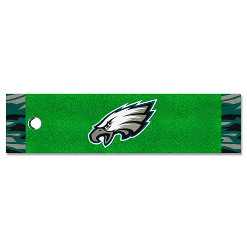 FANMATS 23347 Philadelphia Eagles Putting Green Matte – 0,5 m x 1,8 m von FANMATS
