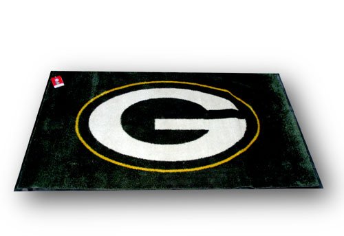 FANMATS 6712 Green Bay Packers 3X5 Hochbelastbare Matte mit strapazierfähiger Gummirückseite - Hochformat von FANMATS
