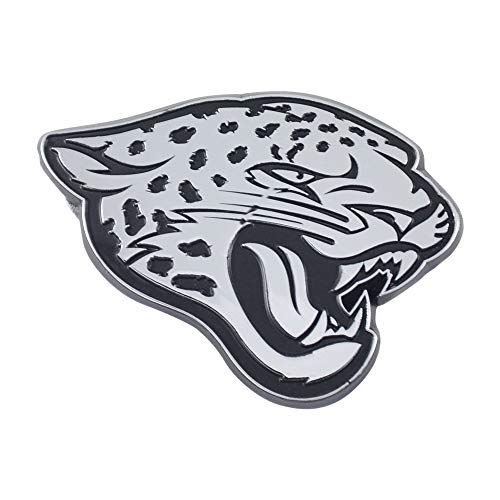 FANMATS NFL Jacksonville Jaguars Chrome Emblem Chrom 2.36x3.15 von FANMATS