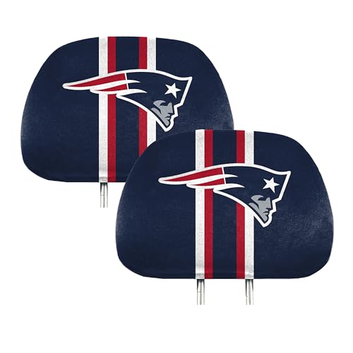 FANMATS NFL - New England Patriots 2 Piece Full Color Headrest Cover Set von FANMATS