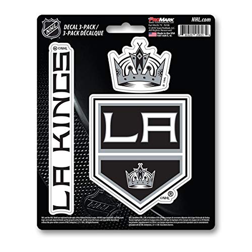NHL Los Angeles Kings Team Decal, 3-Pack von FANMATS