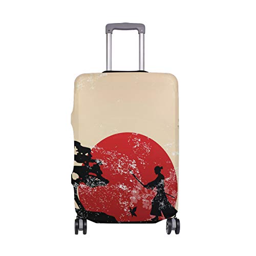 FANTAZIO Koffer Schutzhülle Kofferhülle Kofferhülle Retro Japan Martial Cover von FANTAZIO