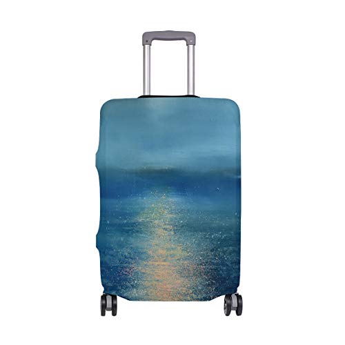 FANTAZIO Koffer-Schutzhülle für Gepäck, mit leuchtenden Mond-Mustern von FANTAZIO