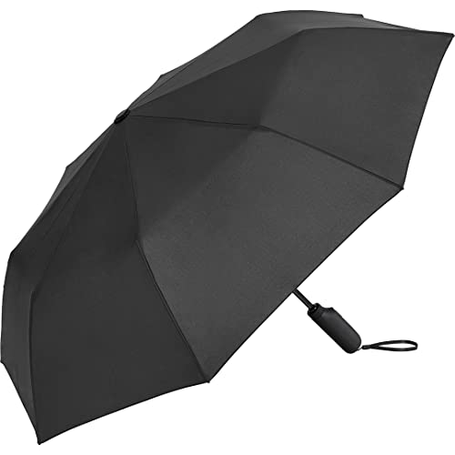 FARE elektrischer Taschenschirm eBrella (schwarz) - außergewöhnlicher Regenschirm mit elektrischem Öffnungs- und Schließsystem von FARE