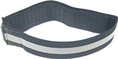 Fasi Unisex – Erwachsene Stretch clett Hosenklettband, Schwarz/Silber, Einheitsgröße von Fasi