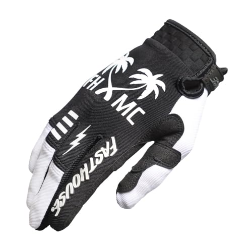 FASTHOUSE Damen Speed Style Paradise Handschuh (Weiß/Schwarz, Größe S) von FASTHOUSE