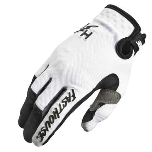 FASTHOUSE Speed Style Handschuh (Weiß/Schwarz, Größe M) von FASTHOUSE
