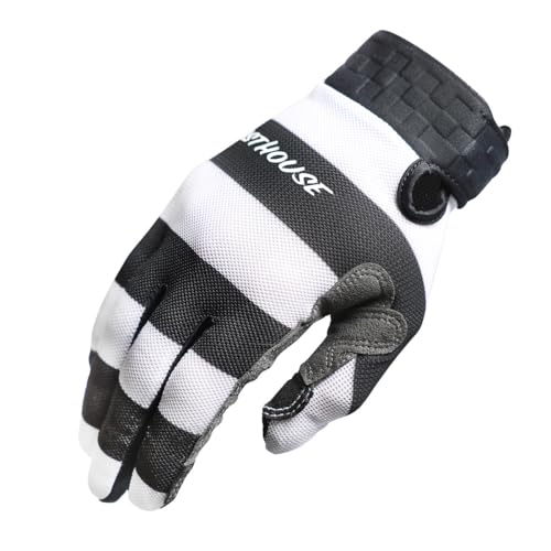 FASTHOUSE Vapor Jail Bird Handschuhe, Schwarz/Weiß, Größe XL von FASTHOUSE