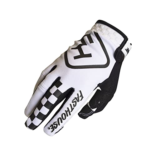 Fasthouse Youth Speed Style Legacy Handschuh für Jugendliche, Weiß/Schwarz, Größe L von FASTHOUSE