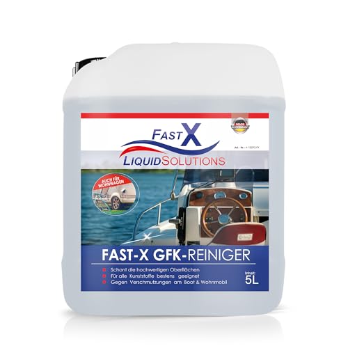 FASTX LIQUIDSOLUTIONS GFK Reiniger Power 5 Liter Kanister – Perfekt für Boote, Caravan, Jetski & mehr (5 Liter Kanister) von FASTX LIQUIDSOLUTIONS