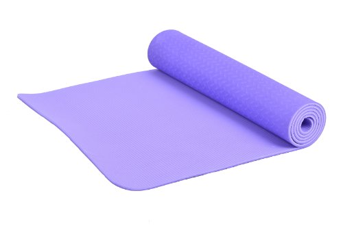 FA Sports Yogamatte Yogiplus mit 2 Seiten Wendemöglichkeit, Violett, 183 x 61 x 0.6 cm, 1416 von FA Sports