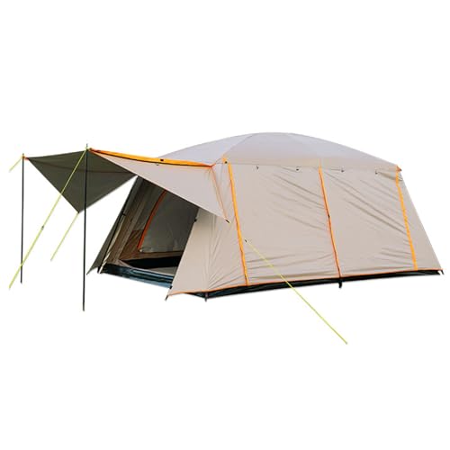 8–12 Personen Campingzelt, großes Fassungsvermögen, Kabinenzelte, wasserdichtes tragbares Picknickzelt mit 2 Räumen von FAXIOAWA