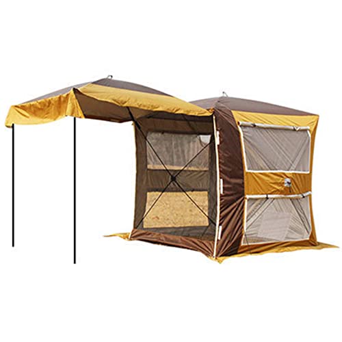 Automatisches Pop-up-Zelt für SUVs, tragbare Instant-Zelte für mehrere Personen, Auto-Markise, Heckklappenzelt mit Tragetasche, universeller Fahrzeug-Sonnenschutz für Camping, Reisen, Picknick, Ange von FAXIOAWA