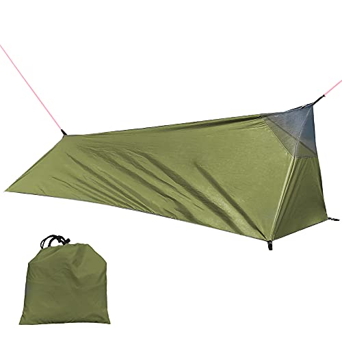 Campingzelt, Rucksackzelt, Outdoor-Camping-Schlafsackzelt, leichtes Einzelzelt mit Moskitonetz von FAXIOAWA