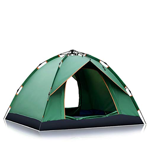 Campingzelt, automatisch zusammenklappbares Outdoor-Zelt, Dickes, regensicheres Zelt, Familie, 2–4 Personen, Campingzelt, einfacher Aufbau für den Außenbereich von FAXIOAWA