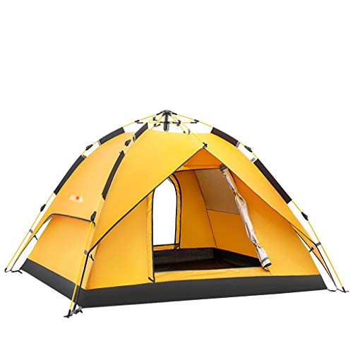 Campingzelt, automatische Geschwindigkeit, offenes Zuhause, Outdoor-Zelt, 3–4 Personen, Camping-Klappzelt, doppeltes, regensicheres Camping-Outdoor-Zelt, einfacher Aufbau für den Außenbereich von FAXIOAWA