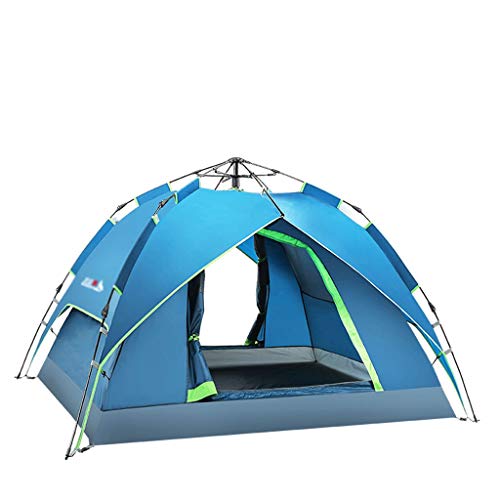 Campingzelt, automatische Geschwindigkeit, offenes Zuhause, Outdoor-Zelt, 3–4 Personen, Camping-Klappzelt, doppeltes, regensicheres Camping-Outdoor-Zelt, einfacher Aufbau für den Außenbereich von FAXIOAWA