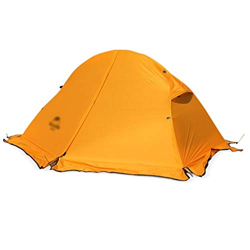 Campingzelt, einzelnes tragbares Outdoor-Zelt, 2 Personen, Camping, ultraleichtes Zelt, regensicheres Camping-Outdoor-Zelt, einfacher Aufbau für den Außenbereich von FAXIOAWA