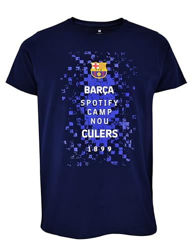 FC Barcelona - T-Shirt Offiziell Logos Barça, Unisex, XL von FC Barcelona