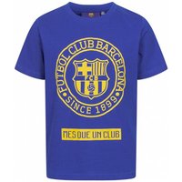 FC Barcelona Emblem Kinder T-Shirt Blue FCB-2-024 von FC Barcelona