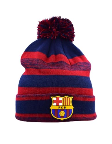 FC Barcelona - Winter Hat Offiziell Winter Hat Barça, Unisex Kinder, Einheitsgröße von FC Barcelona