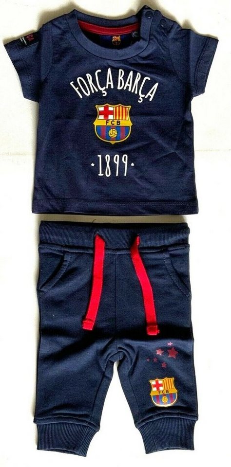 Jogginganzug FC Barcelona Kinder Set, FC Barcelona Baby Joggers & T-Shirts FC Barcelona. Blau (2-tlg) von FC Barcelona