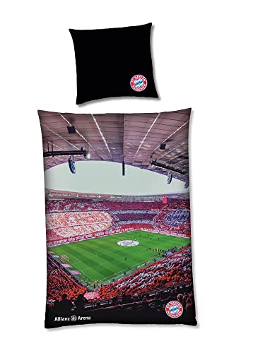 FC Bayern München Bettwäsche - Allianz Arena - 2teilig 135 x 200 cm FCB von FC Bayern München