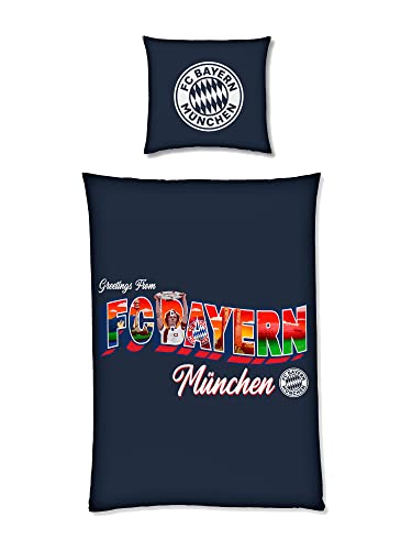 FC Bayern München Bettwäsche Greetings from Bayern Navy von FC Bayern München