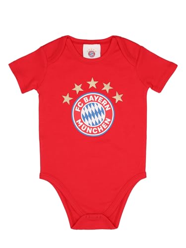 FC Bayern München | Body Essential| Baby Rot oder Rot/Navy gestreift von FC Bayern München