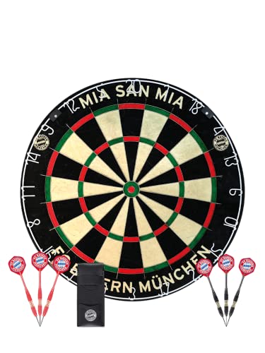 FC Bayern München Dart-Set |Scheibe und Pfeile | Schwarz | von FC Bayern München