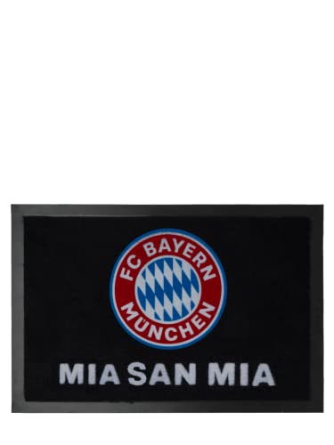 FC Bayern München Fußmatte | Schmutzfangmatte| Türvorleger | Logo | Schwarz von FC Bayern München
