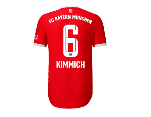 FC Bayern München Herren Joshua Kimmich Kit Nameblock Nummer, White, One Size von FC Bayern München