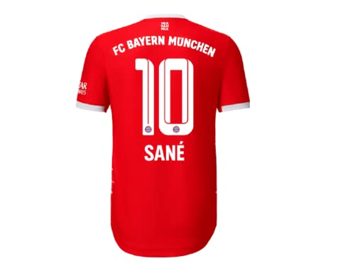 FC Bayern München Herren Leroy Sane Kit Nameblock Nummer, White, One Size von FC Bayern München